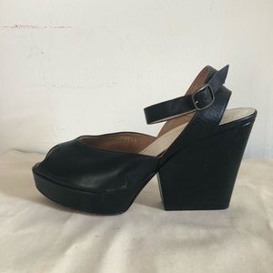 Maison Martin Margiela peep toe platforms